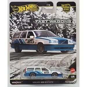 2025 Hot Wheels Premium Car‎ Culture Fast Wagons Volvo 850 Estate 1:64 Diecast